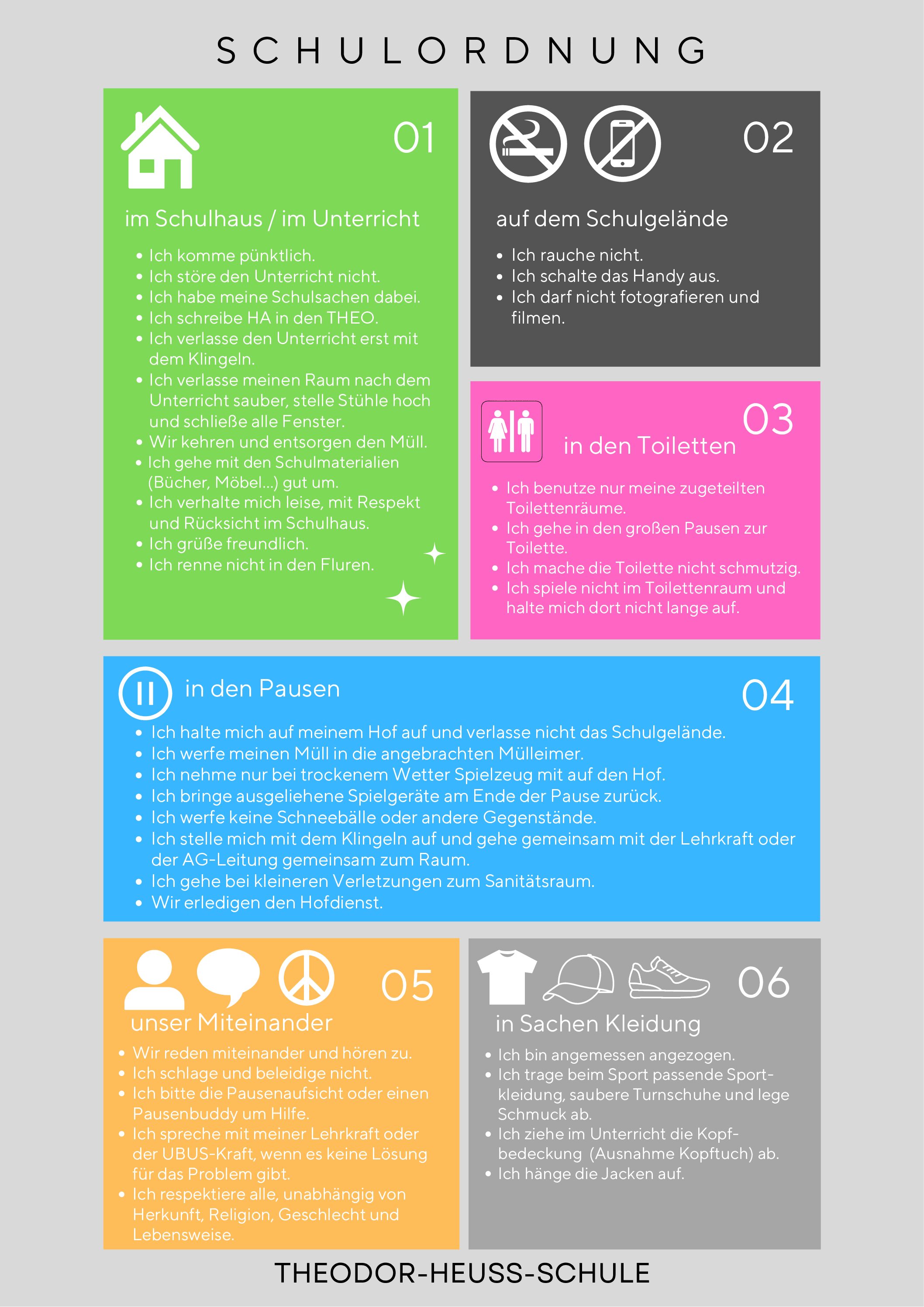 Überarbeitete Schulordnung zum Schuljahr 2025/26